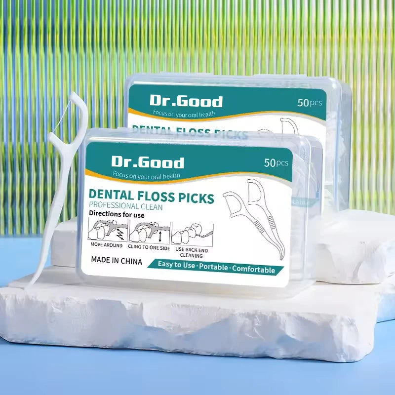 🦷 Dental Floss Sticks – 50/150/300/600/1000 Τεμάχια – Οδοντικό Νήμα Μίας Χρήσης για Στοματική Υγιεινή