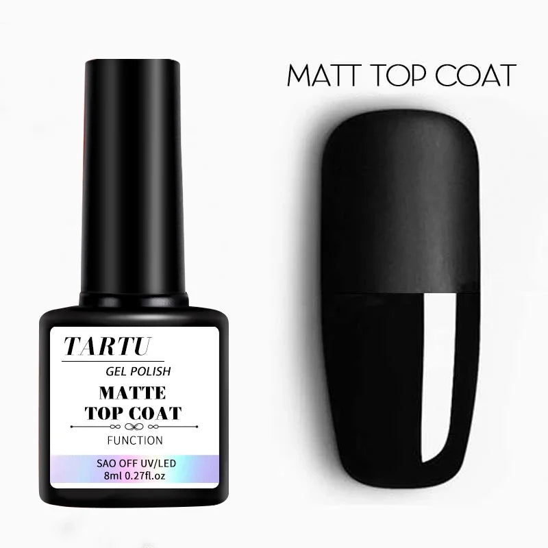 💅✨ Functional Gel Nail Art Set 8ml – Base Coat, Diamond Top & Matte Top 🌟
