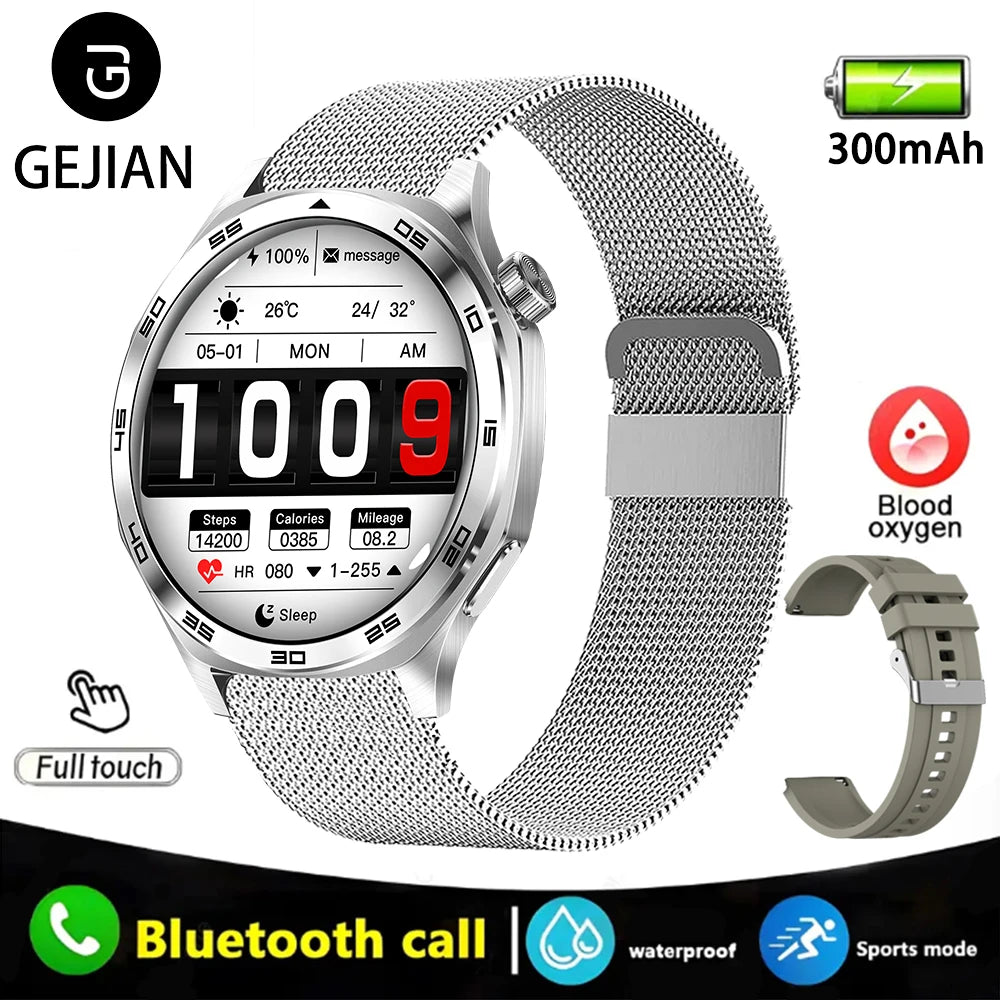 ⌚ GEJIAN Men’s 5.4 Smart Watch – Κομψότητα, Δύναμη & Λειτουργικότητα στον Καρπό σου! ⌚