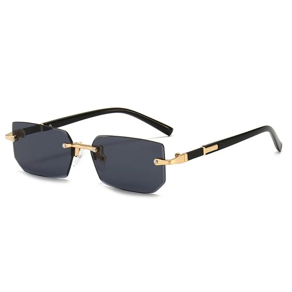 🕶️🌊 Retro Korean Γυαλιά Ηλίου – Frameless Gradient Shades ✨ UV400 Προστασία για Παραλία, Οδήγηση & Ταξίδια