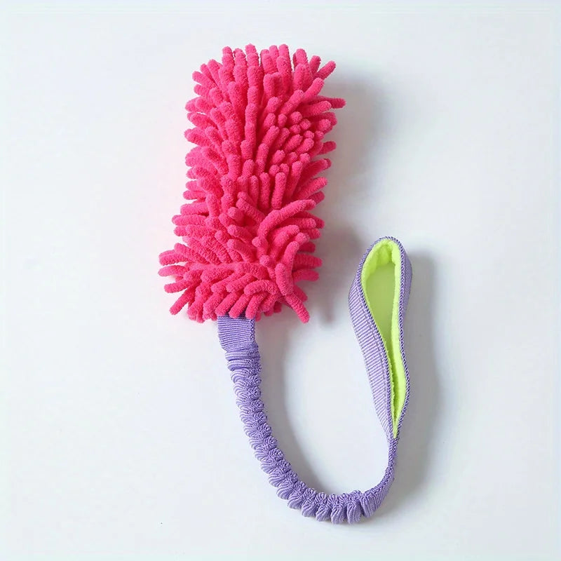 Dog Training Rope Toy 🐶🪢 | Plush + Rope Ball 🎾 | Bite-Resistant & Anti-Tear 💪 | Teeth Cleaning & Puzzle Play 🧠