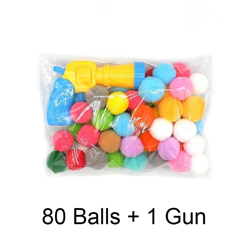 Cat Plush Ball Shooter 🐱🔫 | Silent Shooting Game 🎯 | Anti-Stress Fun 😻 | Soft Balls Included 🧸 | Interactive Cat Toy ✅