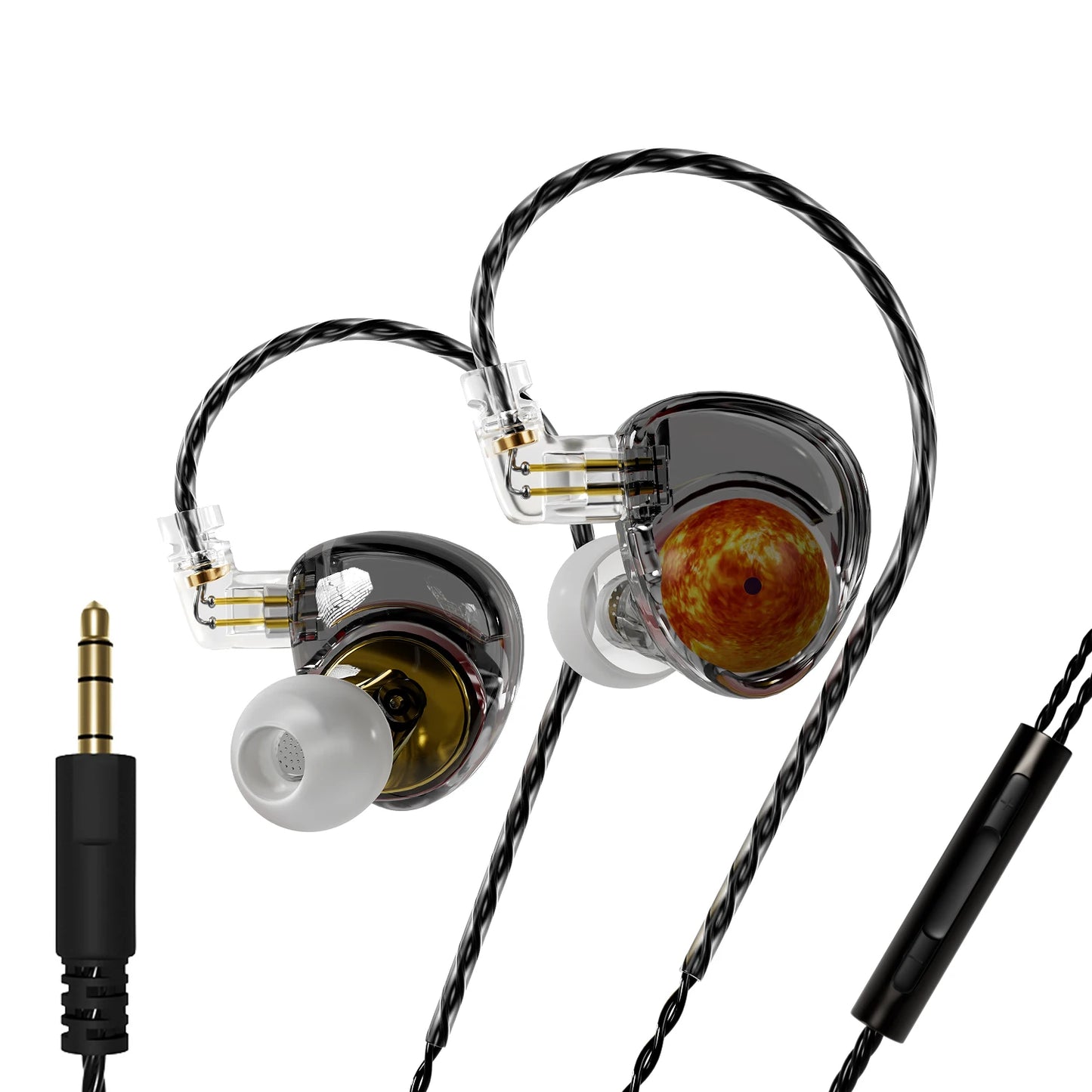 🎧 ND Planet – Ενσύρματα In-Ear HIFI Ακουστικά με 12mm Διπλό Μαγνητικό & Διπλό Θάλαμο Διάφραγμα Επενδυμένο με Βηρύλλιο