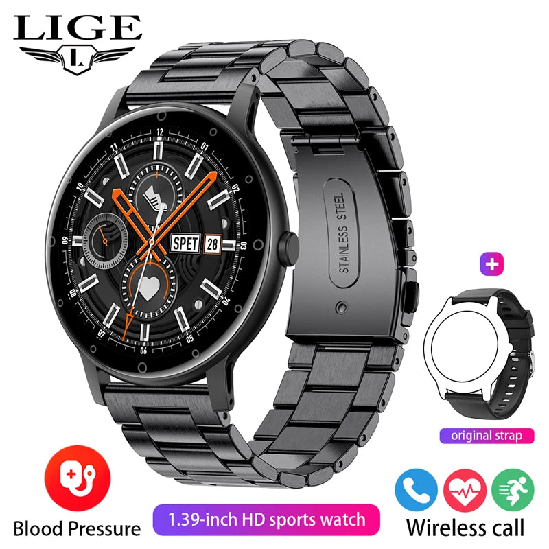 ⌚ LIGE Round Smartwatch – Κομψότητα & Δυνατότητες σε ένα ρολόι! ⌚