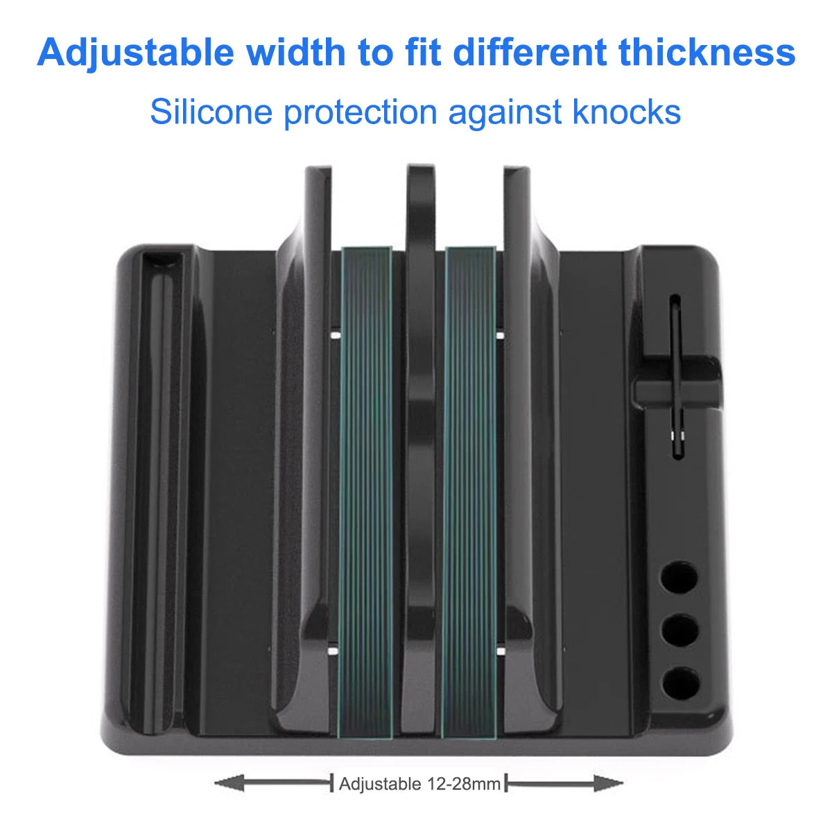 💻📐 Universal Vertical Laptop Stand – Βάση Docking με 2/3 Θέσεις 🎯