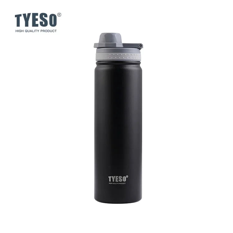 🚶♂️🥤 Tyeso Θερμός 530ml / 750ml | Ανοξείδωτο 304 | Travel Sport Bottle | Ζεστά & Κρύα Ροφήματα 6-12 ώρες