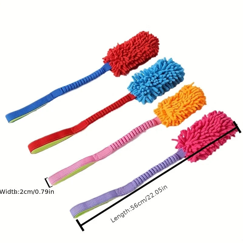 Dog Training Rope Toy 🐶🪢 | Plush + Rope Ball 🎾 | Bite-Resistant & Anti-Tear 💪 | Teeth Cleaning & Puzzle Play 🧠
