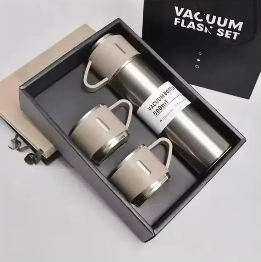 ☕🔥 500ml Θερμός Καφέ | 304 Ανοξείδωτο Ατσάλι | Business Style Thermos Bottle 👜 | Ιδανικό για Γραφείο & Ταξίδι