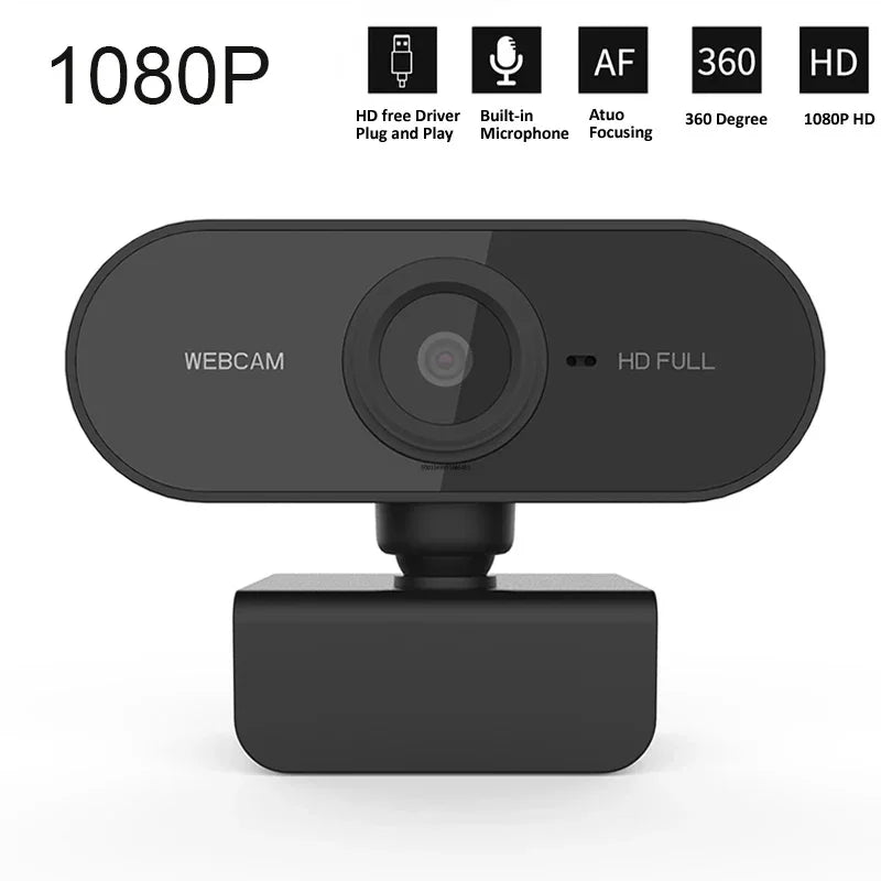 🎥✨ Full HD 4K/2K/1080P Webcam – Με Wide-Angle Φακό & Μικρόφωνο 🎤💻