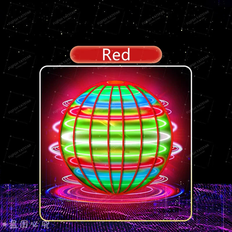 🌌✨ Flying Ball Boomerang Fly Orb Magic – LED Drone Hover Spinner 🎁