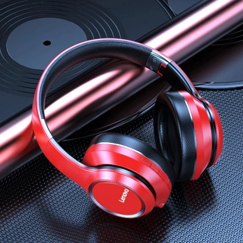 🎧 Lenovo HD200 – Ασύρματα Bluetooth Over-Ear Ακουστικά με Πτυσσόμενο Σχεδιασμό & HIFI Ήχο