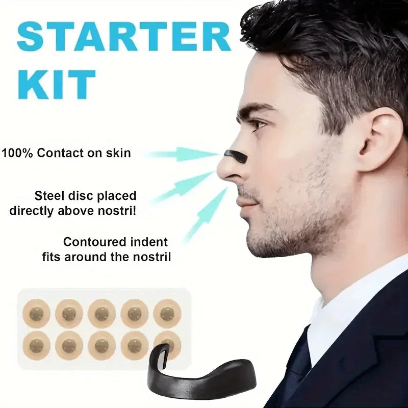 😴👃 Sport Magnetic Nasal Dilator – Ελεύθερη Αναπνοή & Ήσυχος Ύπνος! 👃😴 Anti-Snoring Kit | Breathing Strips + Magnetic Nose Clips | Sleep & Sports Aid