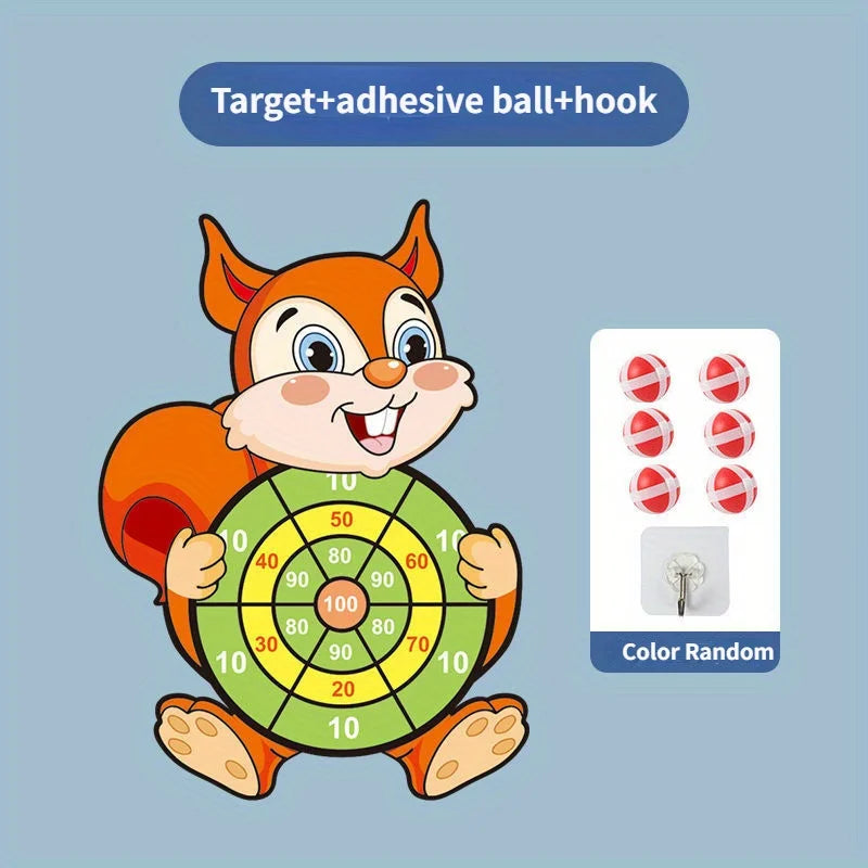 🎯✨ Εκπαιδευτικό Παιχνίδι Dart Board με Sticky Balls – Montessori Παιχνίδι για Παιδιά 3+ 🎁