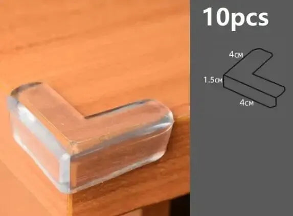 🍼🛡️ Baby Safety Corner Protectors (10τμχ) 👶✨ Μαλακά Αντικρουστικά για Έπιπλα