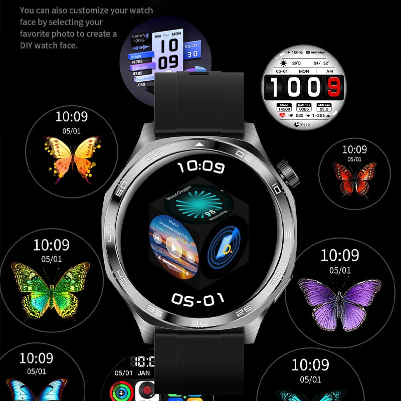 ⌚ GEJIAN Men’s 5.4 Smart Watch – Κομψότητα, Δύναμη & Λειτουργικότητα στον Καρπό σου! ⌚