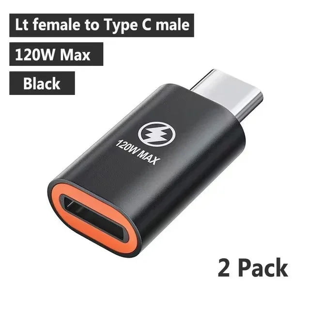 ⚡🔌 USB-C to Lightning 8-Pin Adapter – Γρήγορη Φόρτιση & Data Sync για iPhone/iPad/MacBook 🎯