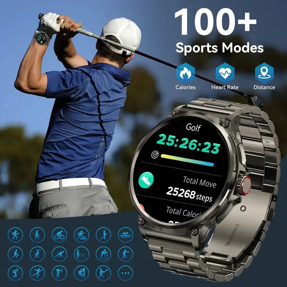 ⌚ New 1.85” Ultra HD Smart Watch – Δύναμη, GPS & Στυλ στον Καρπό σου! ⌚
