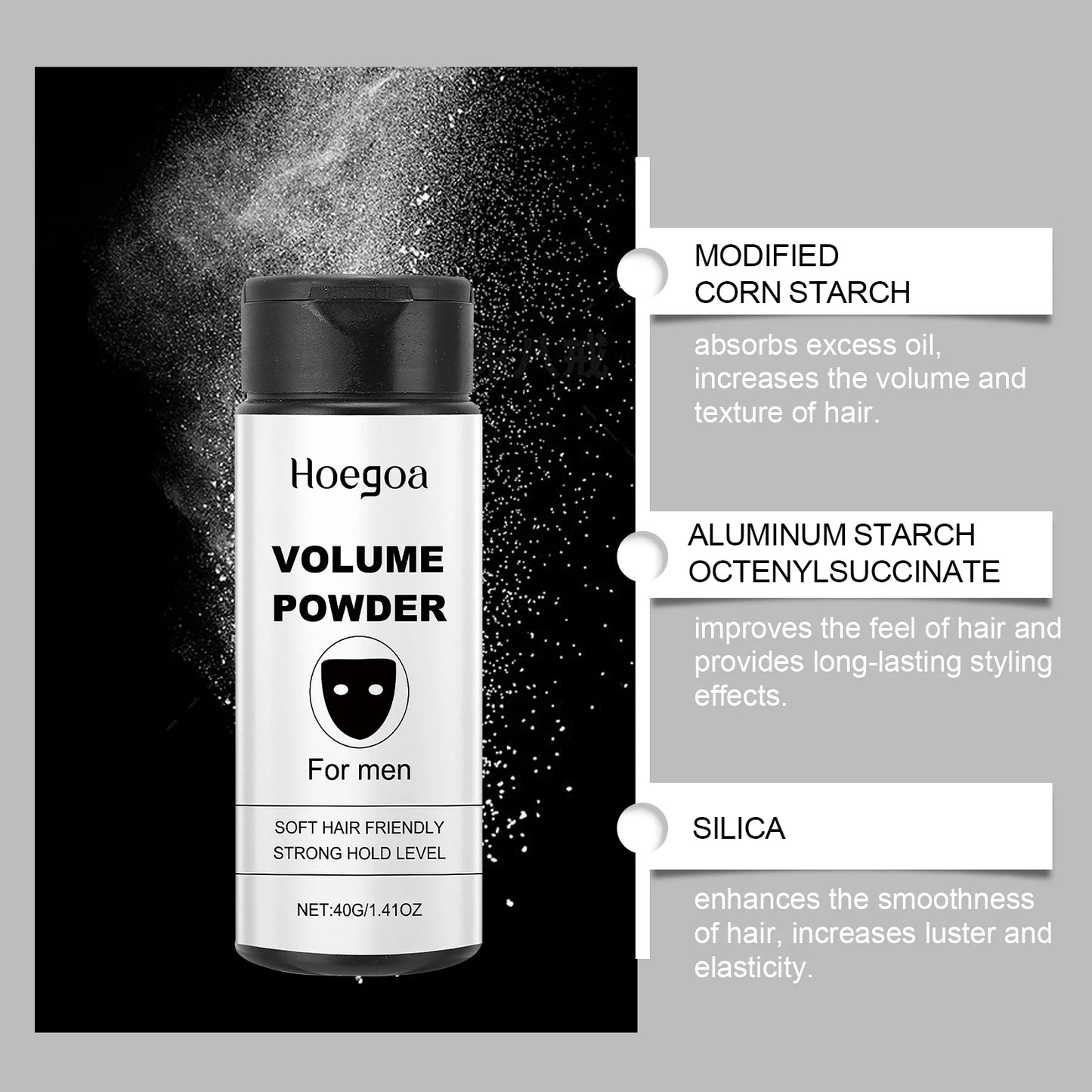 💨✨ HOEGOA Volumizing Hair Powder – Ανόρθωση, Έλεγχος Λιπαρότητας & Άμεσο Φούσκωμα Μαλλιών 🎯