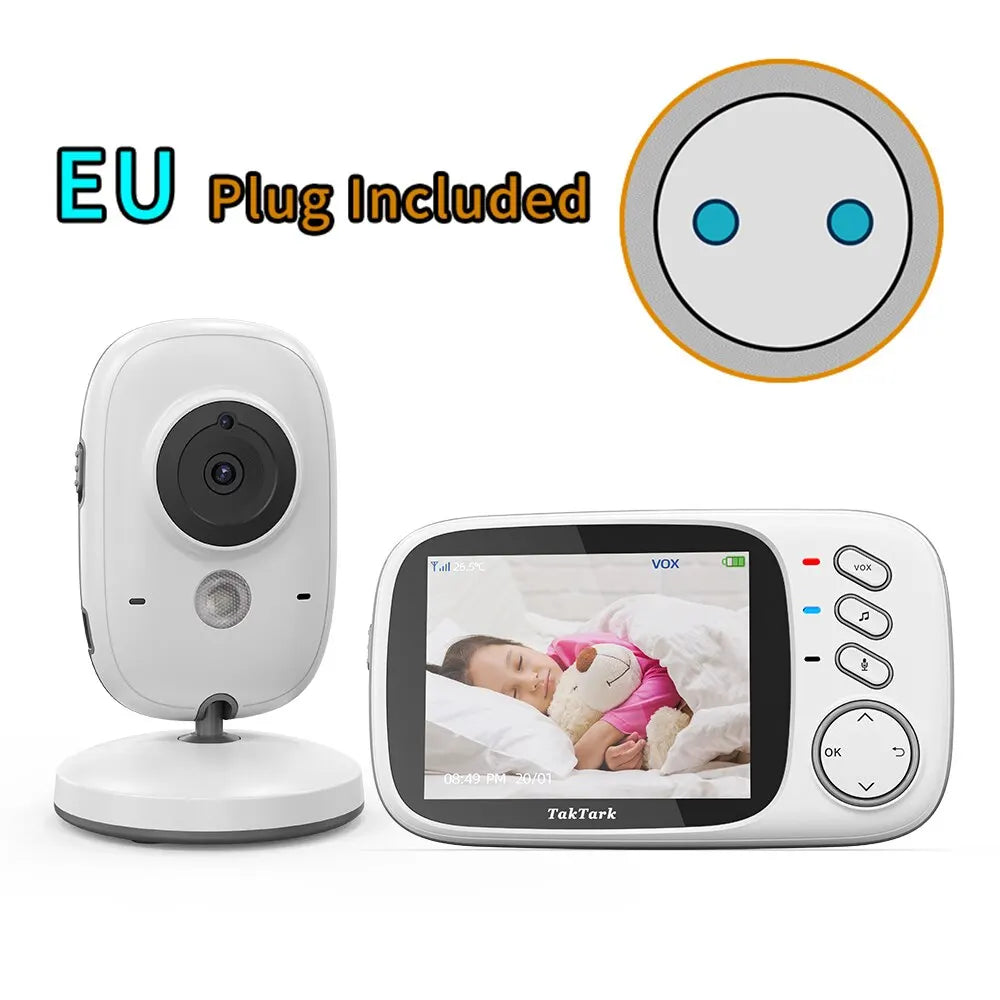 🍼📹 TakTark 3.2” Wireless Video Baby Monitor – Η ήρεμη λύση για γονείς Δες, άκου & μίλα στο μωρό σου εύκολα και με ασφάλεια – μέρα & νύχτα! 💖