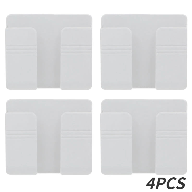 📱 Multifunction Wall Mounted Storage Box – Οργανωτής Χωρίς Τρύπες για Τηλεκοντρόλ, Κινητά & Καλώδια
