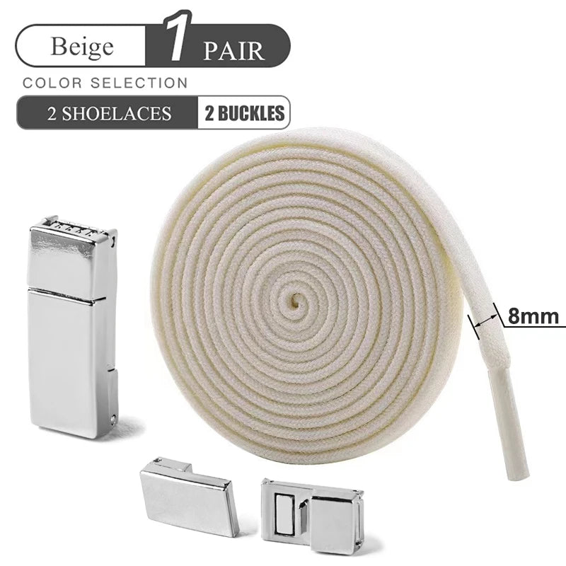 👟✨ Μαγνητικά No Tie Elastic Shoelaces – Ελαστικά Κορδόνια χωρίς Δέσιμο για Παιδιά & Ενήλικες 🚀