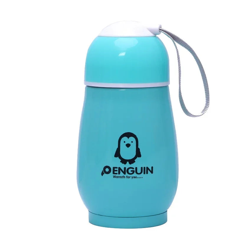 200ml Cartoon Penguin Thermos Cup | Ανοξείδωτο Ατσάλι | Παιδικό Vacuum Flask | Cute Big Belly Penguin Gift Bottle