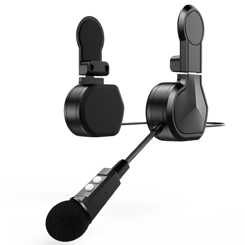 🏍️🎧 Bluetooth Headset για Κράνος Μοτοσυκλέτας – Ασύρματα Στερεοφωνικά Ακουστικά με Μικρόφωνο & Μουσική 🎶