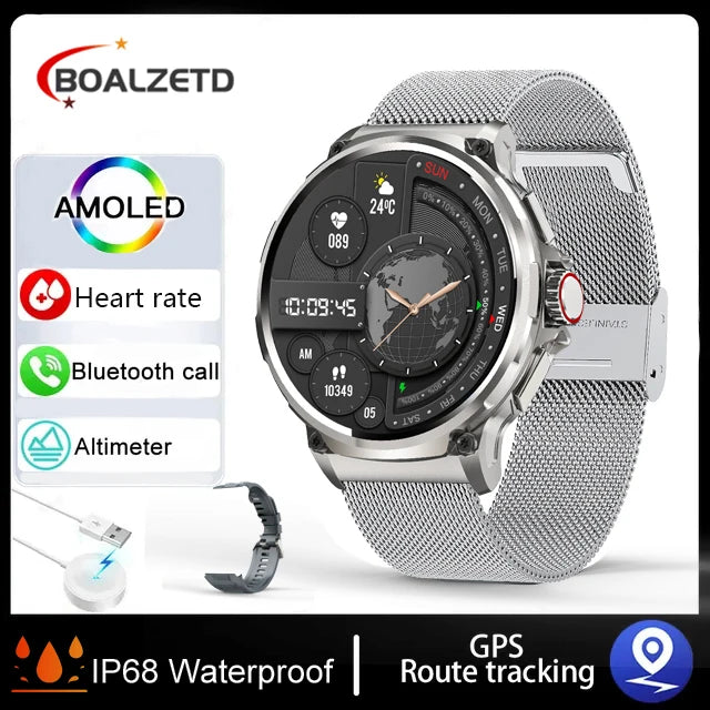 ⌚ New 1.85” Ultra HD Smart Watch – Δύναμη, GPS & Στυλ στον Καρπό σου! ⌚