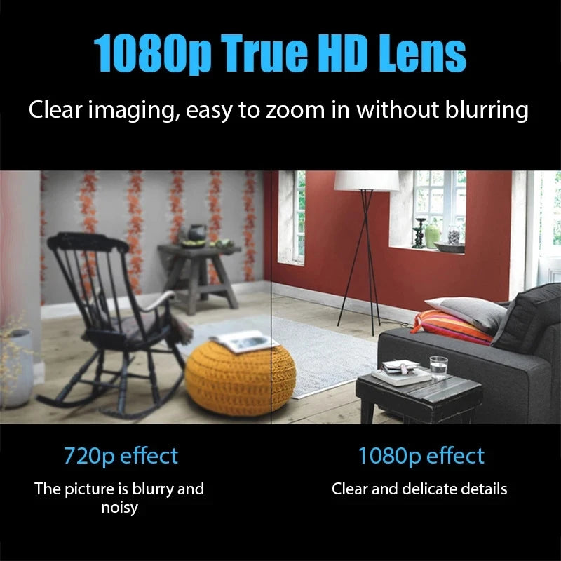 📹🔒 1080P HD Mini WiFi Κάμερα – Ασύρματη Night Vision X5 🎥 Για Σπίτι, Παιδιά & Κατοικίδια