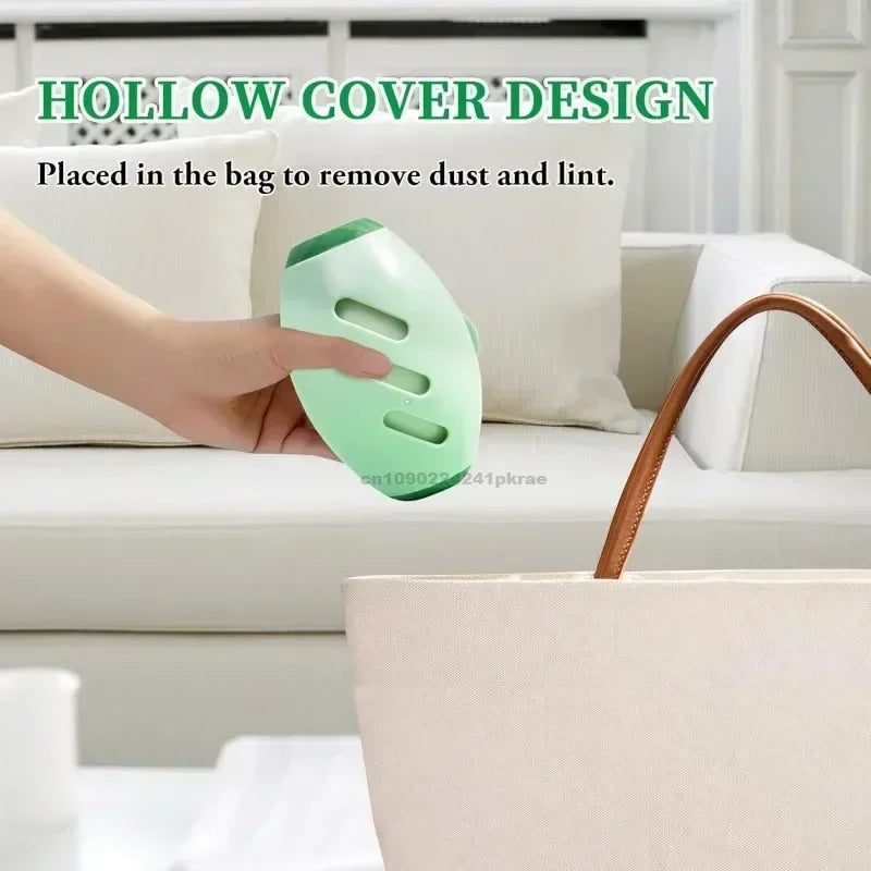 🐾🧼 Portable Lint Remover – Washable & Reusable Gel Roller ✨ Για Τρίχες Κατοικιδίων, Σκόνη & Χνούδια (Πράσινο)