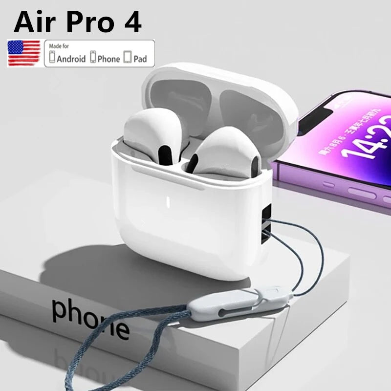 🎧 Original AIR PRO – Ασύρματα TWS Bluetooth Ακουστικά με ANC, Spatial Audio & Μικρόφωνο