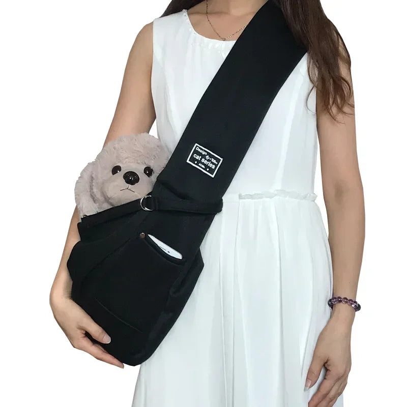 🎒🐾 Comfortable Crossbody Pet Sling Bag – Άνετη Τσάντα Μεταφοράς για Σκύλους & Γάτες 🐶🐱 Πάρ’ το κατοικίδιό σου παντού – με στυλ & άνεση!