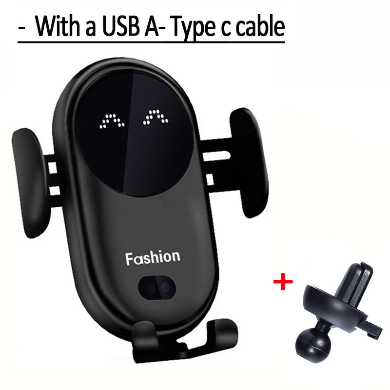 ⚡🚗 30W Wireless Car Charger – Έξυπνη Βάση & Ταχεία Φόρτιση στο Αυτοκίνητο! 🚗⚡ Qi Wireless Charging | Automatic Clamps | 360° Rotation | Air Vent Mount