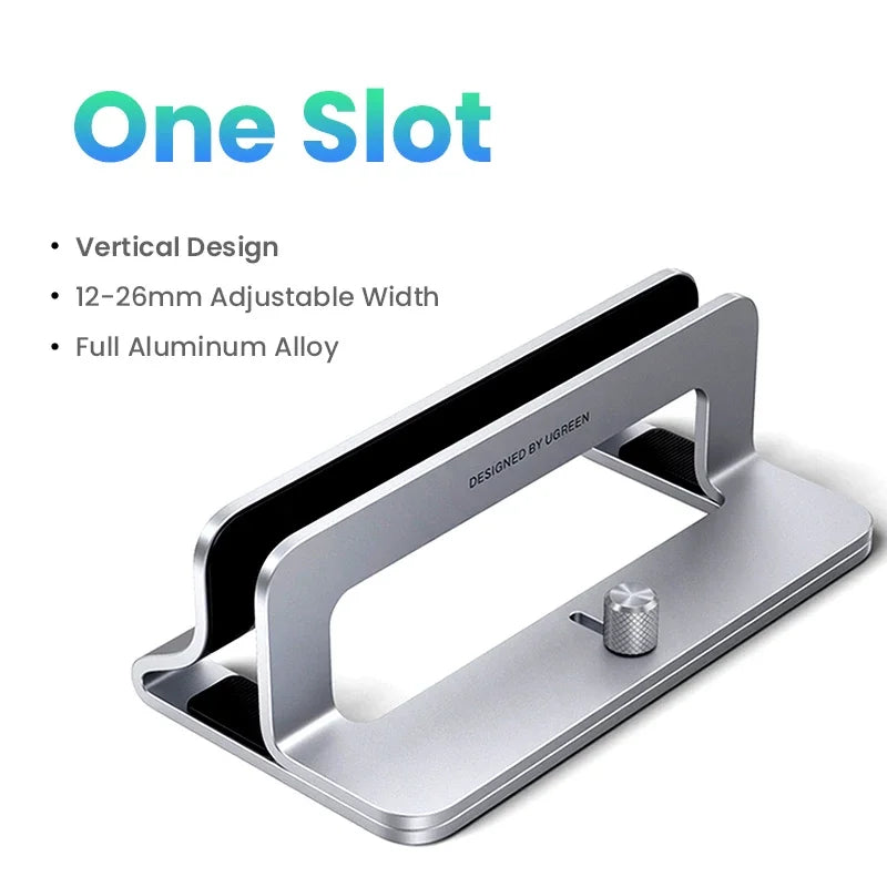 💻📐 UGREEN Vertical Laptop Stand – Αλουμινένια Κάθετη Βάση Laptop & Tablet 🎯