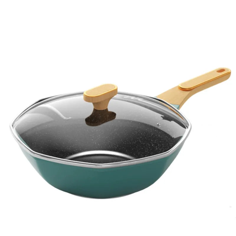 🍳 Οκταγωνικό Τηγάνι Maifan Stone – Αντικολλητικό & Ανθεκτικό | Ιδανικό για Αυγά, Μπριζόλες & Γενικό Μαγείρεμα