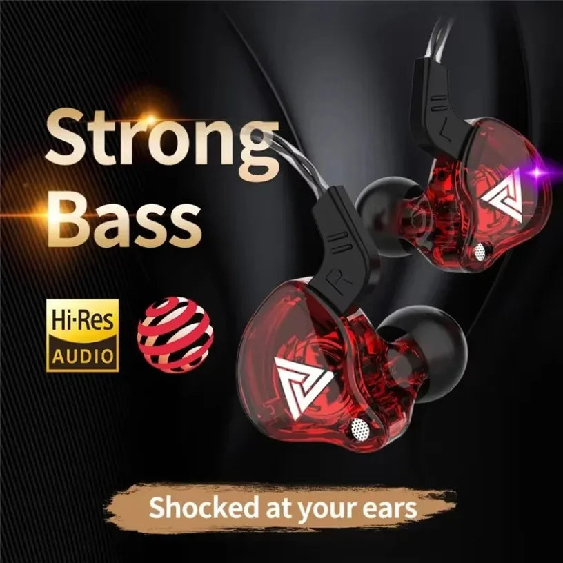 🎧 New Sport Headset with Microphone – QKZ AK6 In-Ear Wired Earphones