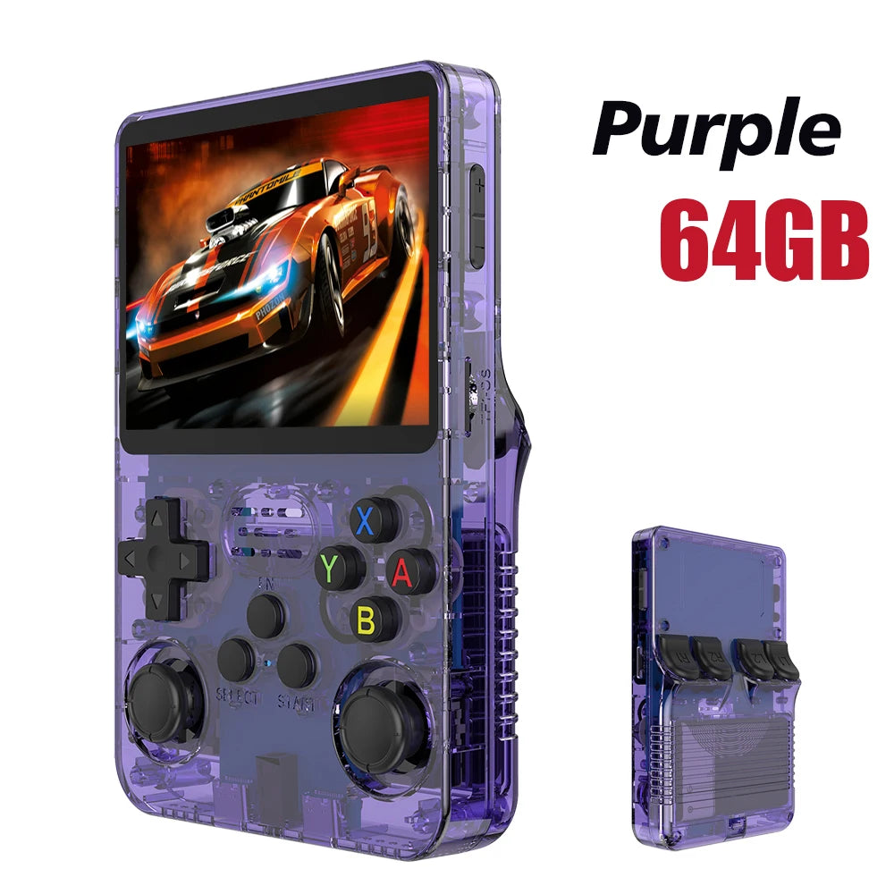 R36S Retro Console 🎮 | 3.5" IPS Screen 📺 | Linux System 🐧 | 64G/128G Games 💾 | Pocket Fun for Kids 👦👧
