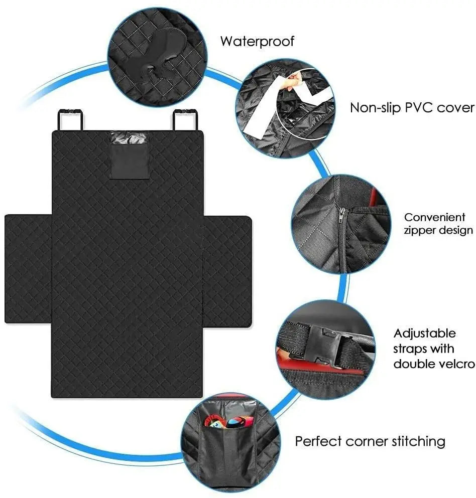 🚗🐶 Wear-Resistant Dog Car Seat Cover – Ανθεκτική & Αδιάβροχη Κάλυψη Αυτοκινήτου για Σκύλους 🛡️ Ιδανική για SUV & hatchback – προστασία για το όχημα, άνεση για το κατοικίδιο σου!