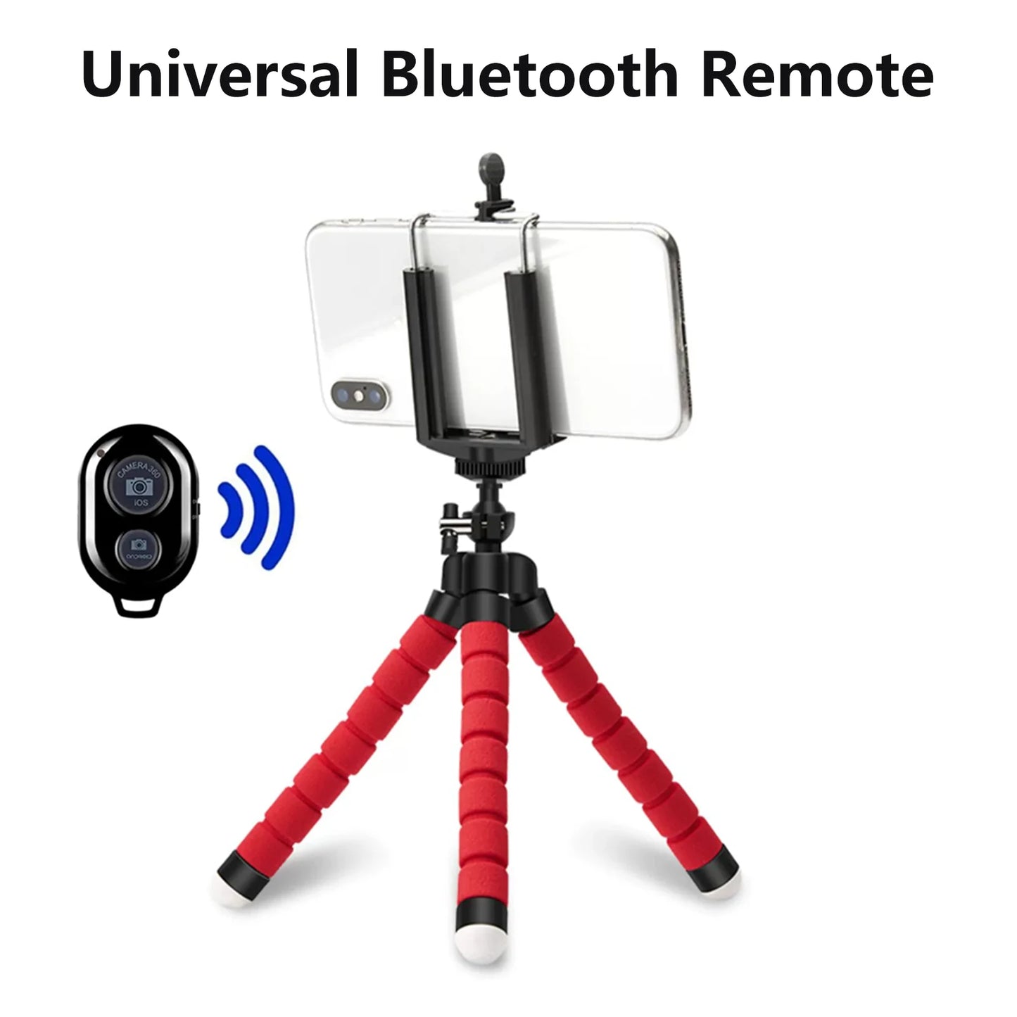📸 Mini Octopus Tripod για GoPro Hero 11/10/9/8/7/6/5 – Flexible Stand με Universal Βάση