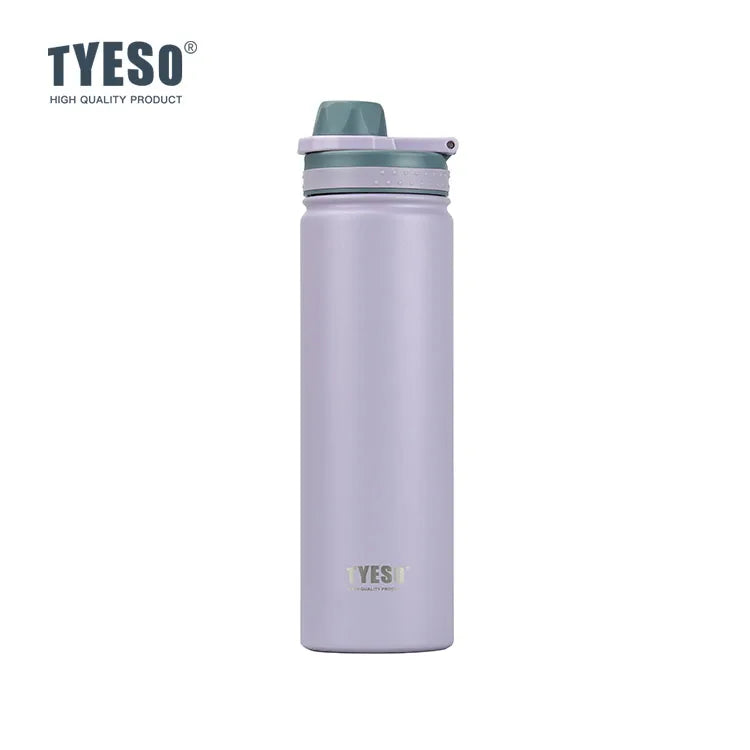 🚶♂️🥤 Tyeso Θερμός 530ml / 750ml | Ανοξείδωτο 304 | Travel Sport Bottle | Ζεστά & Κρύα Ροφήματα 6-12 ώρες
