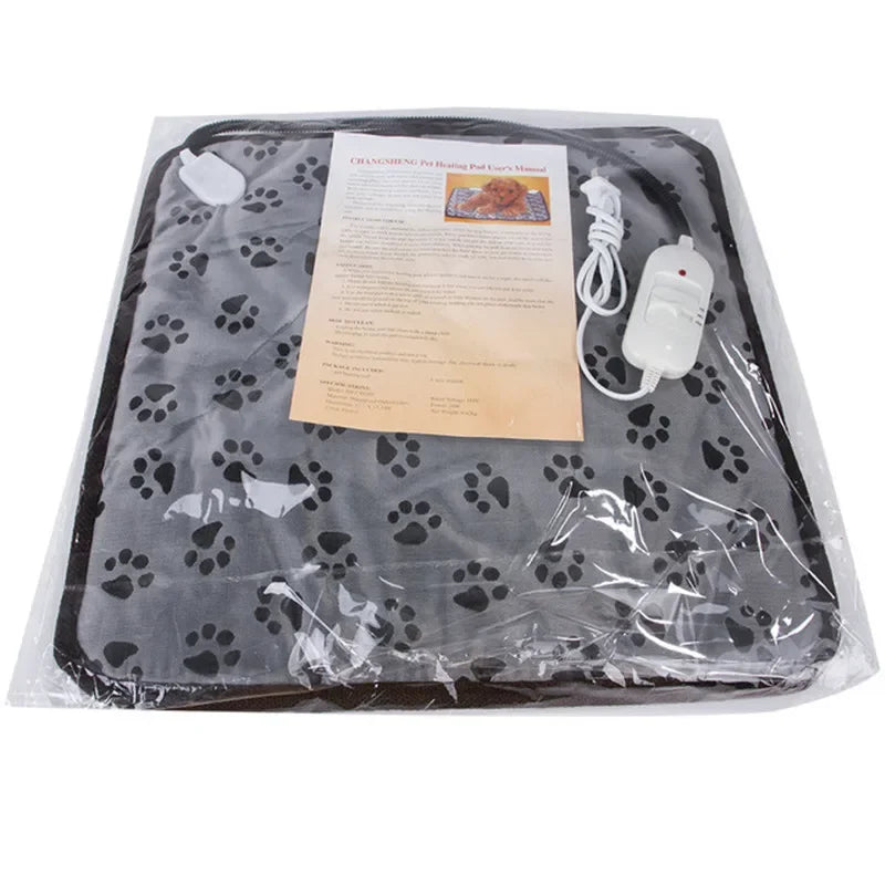🔥🐶 Pet Heated Mat – Ρυθμιζόμενο Ηλεκτρικό Στρωματάκι για Σκύλους 🛏️⚡ Ζεστασιά & άνεση όλο το χειμώνα – με ασφάλεια και ευκολία!