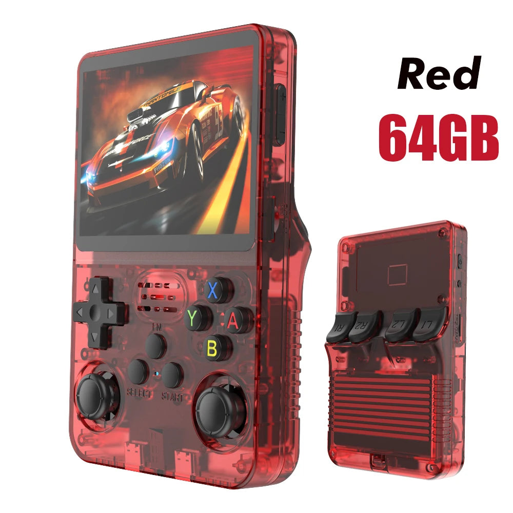 R36S Retro Console 🎮 | 3.5" IPS Screen 📺 | Linux System 🐧 | 64G/128G Games 💾 | Pocket Fun for Kids 👦👧