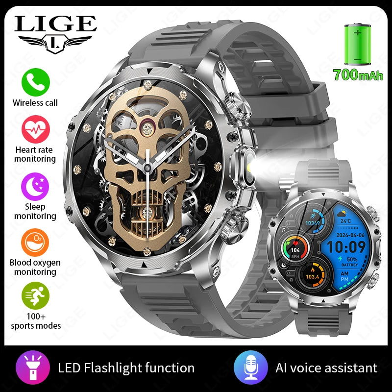 🔥 LIGE New Smart Watch 1.9” – Η Δύναμη στον Καρπό σου! 🔥