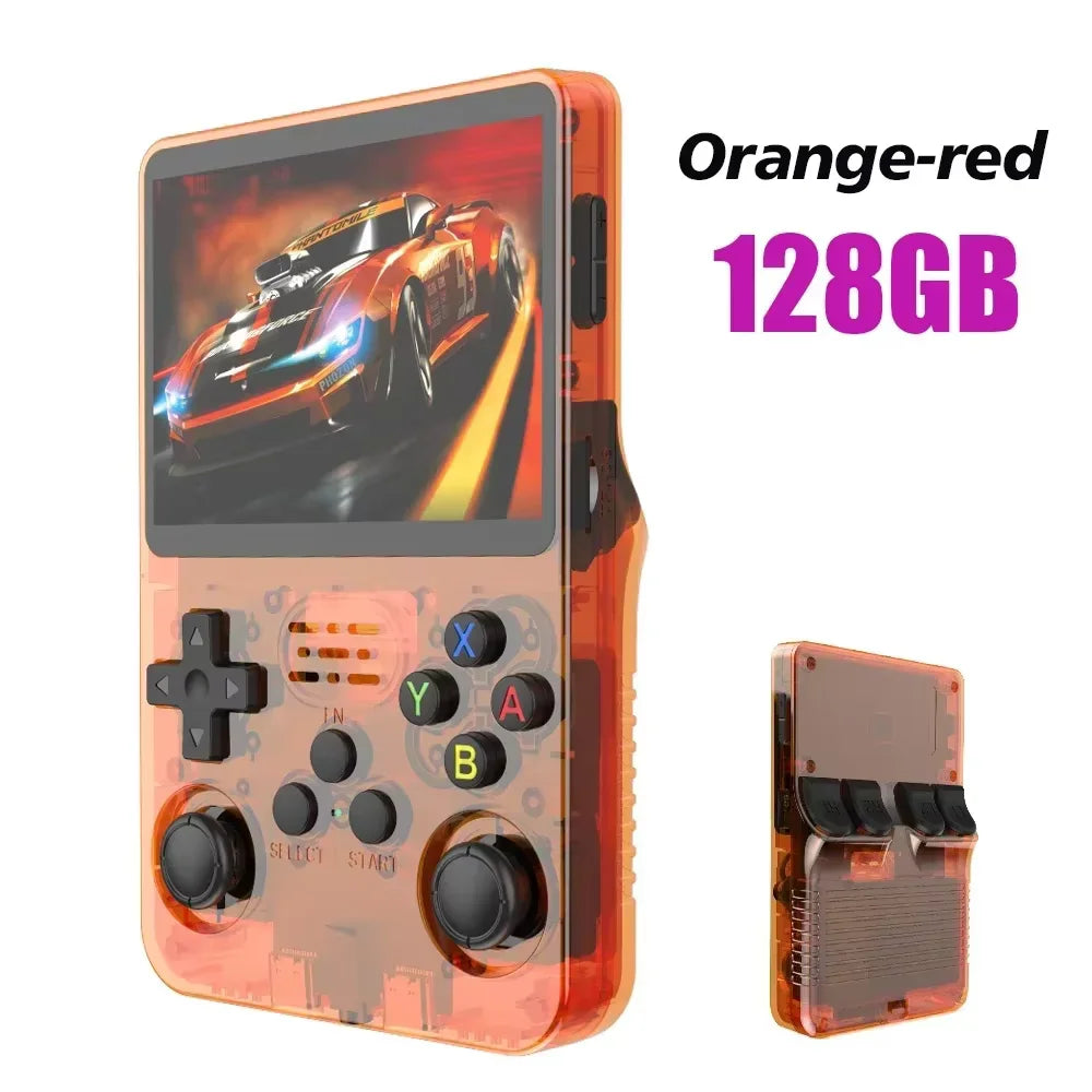 🎮🕹️ R36S Retro Handheld Game Console – 3.5’’ IPS Οθόνη, Linux System, 64GB/128GB 🎁 Φορητή Κονσόλα για Ατελείωτο Gaming