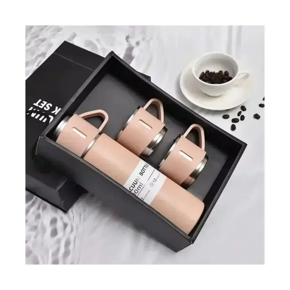☕🔥 500ml Θερμός Καφέ | 304 Ανοξείδωτο Ατσάλι | Business Style Thermos Bottle 👜 | Ιδανικό για Γραφείο & Ταξίδι