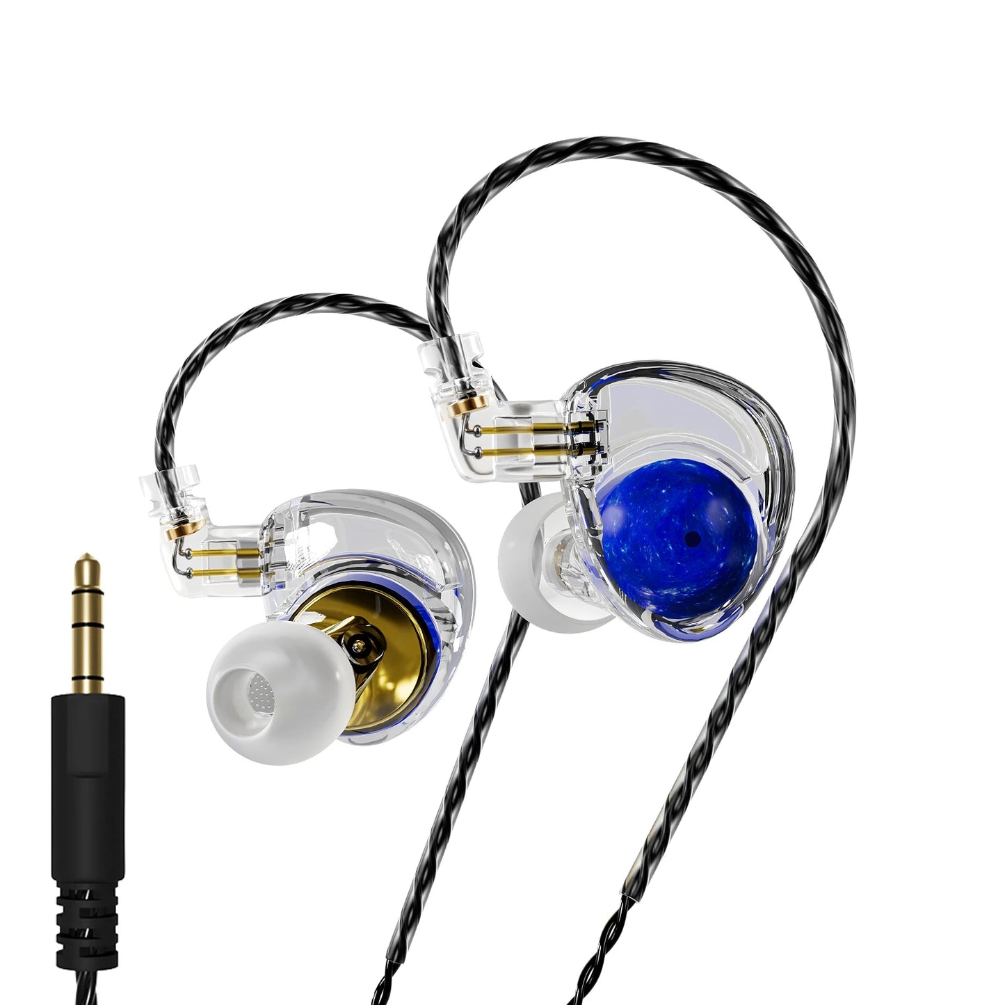 🎧 ND Planet – Ενσύρματα In-Ear HIFI Ακουστικά με 12mm Διπλό Μαγνητικό & Διπλό Θάλαμο Διάφραγμα Επενδυμένο με Βηρύλλιο