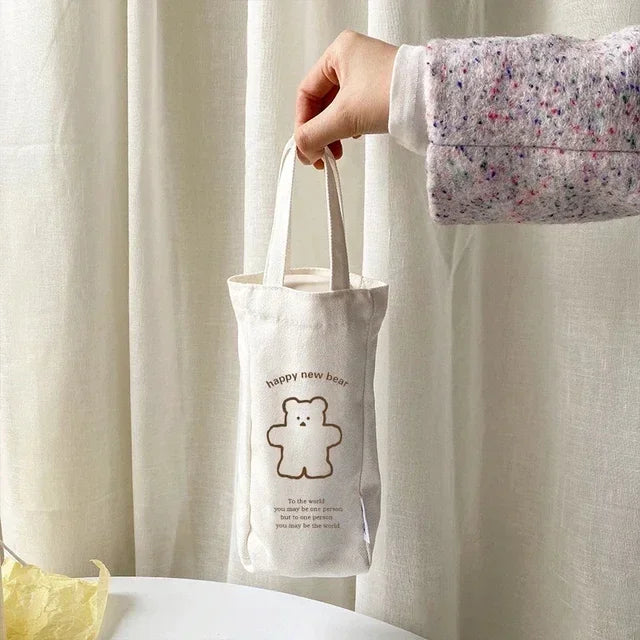 🐻 Bear Thermos Cup 350ml/450ml | Ανοξείδωτο Θερμός Μπουκάλι Νερού | Ιδανικό για Σπορ & Ταξίδια