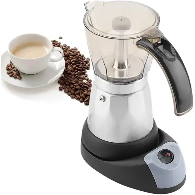 ☕⚡ Ηλεκτρική Καφετιέρα Espresso Moka – Ιταλικού & Κουβανέζικου Στυλ! ⚡☕ Electric Coffee Maker – Italian Cuban Brewing Espresso Moka Pot