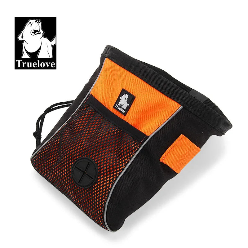 Truelove Dog Treat Bag 🐶🎒 | Clip-On Pouch w/ Poop Bag Dispenser 💩 | Reflective & Travel-Ready ✨ | Training Belt Bag ✅