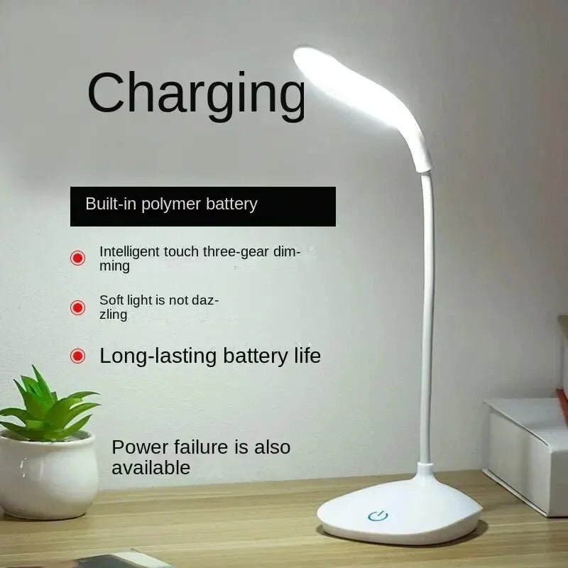 💡📖 Dormitory USB LED Reading Lamp – Επιτραπέζιο Φως με Eye Shield & 3 Επίπεδα Φωτεινότητας